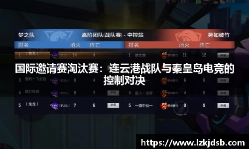 国际邀请赛淘汰赛：连云港战队与秦皇岛电竞的控制对决